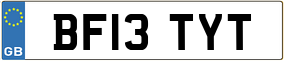 Truck License Plate